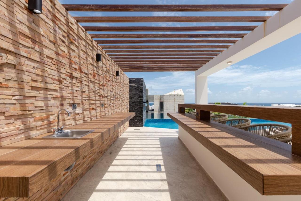 Luxury Dep Whit Pool Daire Playa del Carmen Dış mekan fotoğraf